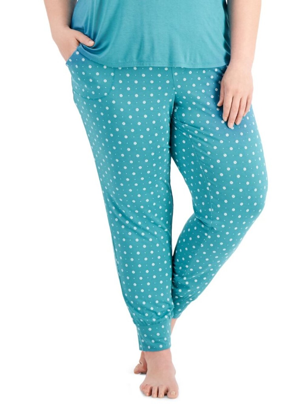 Alfani Womens Plus Size Jogger Pajama Pants,1-Piece